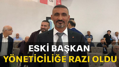 Eski Başkan yöneticiliğe razı oldu